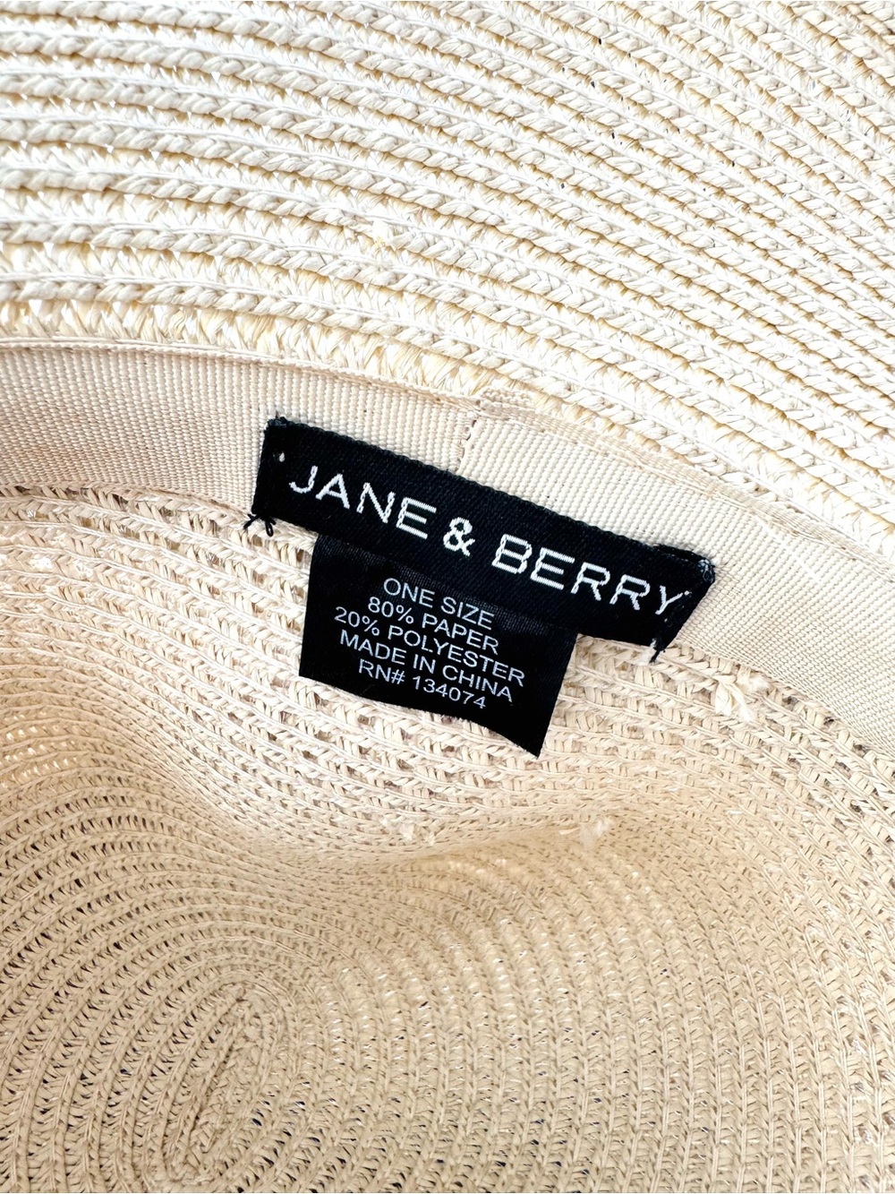 Jane & Berry Woven Straw Hat - Picture 4 of 4